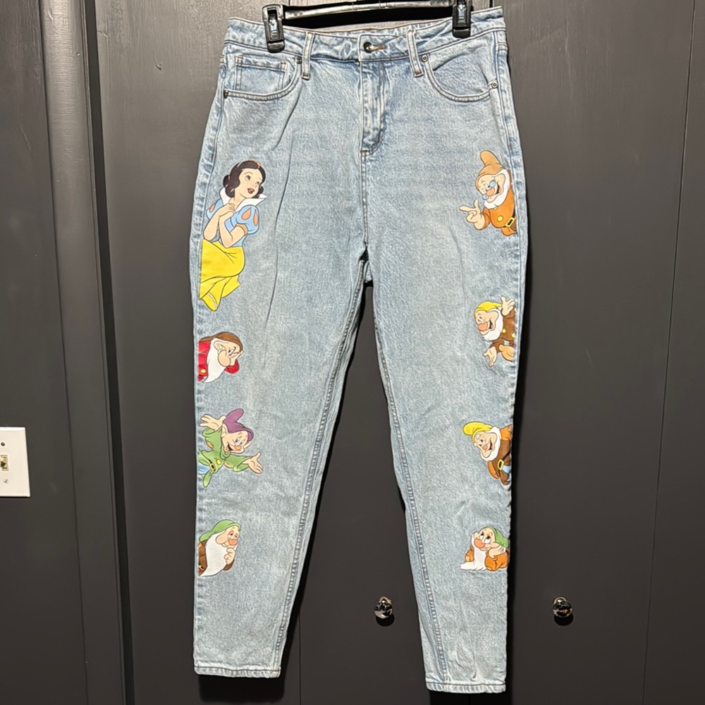Disney Snow White and the Seven Dwarves My Universe Blue Straight Leg Jeans
